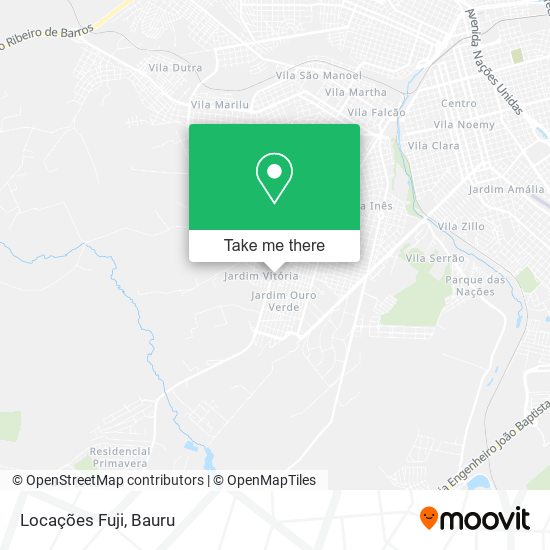 Locações Fuji map