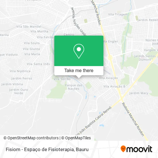 Fisiom - Espaço de Fisioterapia map