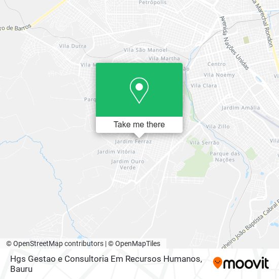 Hgs Gestao e Consultoria Em Recursos Humanos map