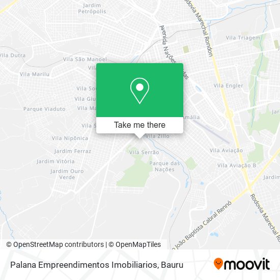 Mapa Palana Empreendimentos Imobiliarios