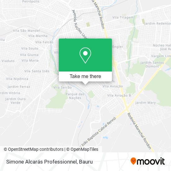 Simone Alcarás Professionnel map