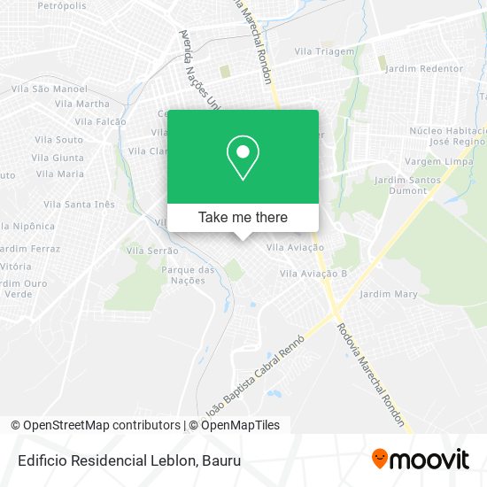 Edificio Residencial Leblon map