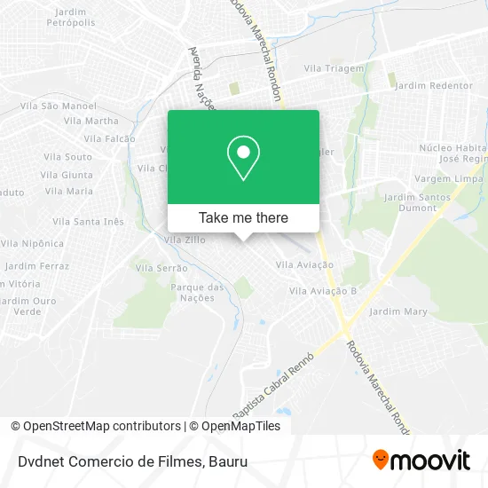 Dvdnet Comercio de Filmes map