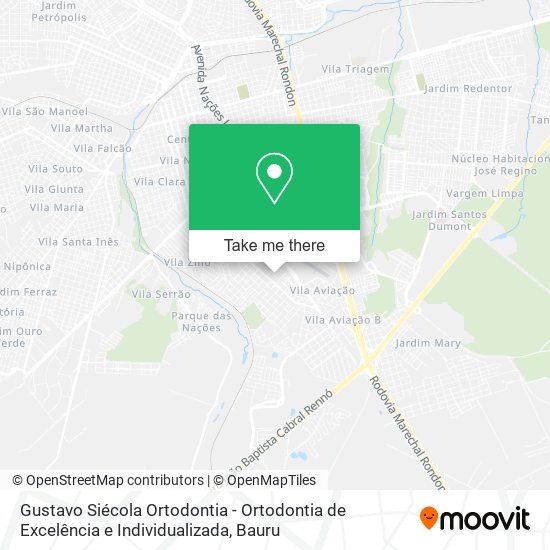 Gustavo Siécola Ortodontia - Ortodontia de Excelência e Individualizada map