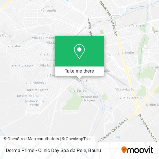 Mapa Derma Prime - Clinic Day Spa da Pele