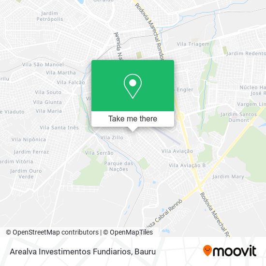Arealva Investimentos Fundiarios map