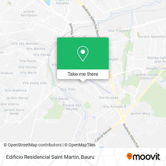 Edificio Residencial Saint Martin map