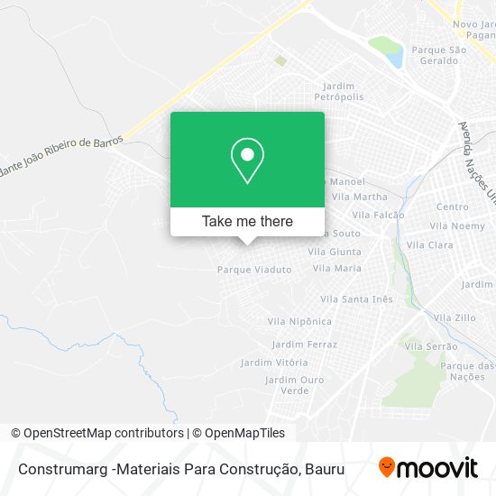 Mapa Construmarg -Materiais Para Construção