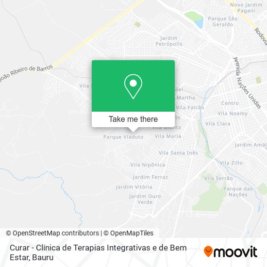 Curar - Clínica de Terapias Integrativas e de Bem Estar map
