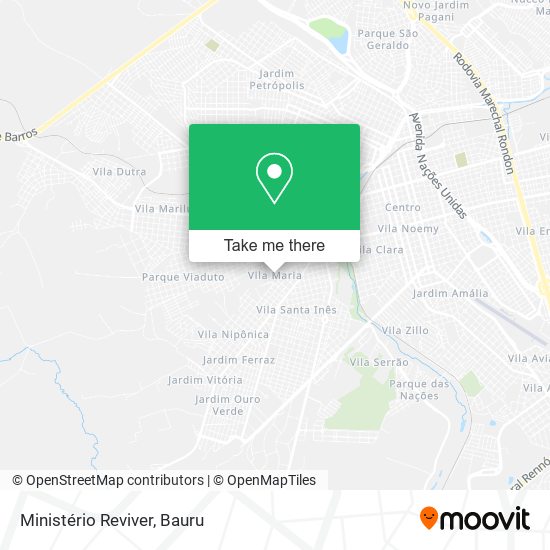 Ministério Reviver map