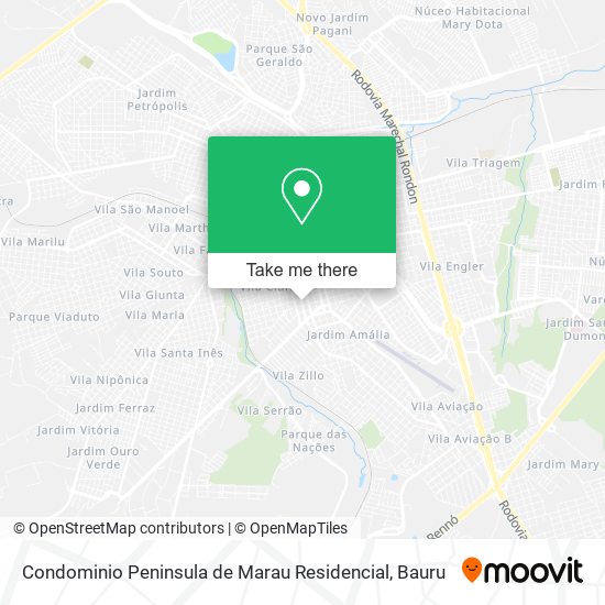 Condominio Peninsula de Marau Residencial map