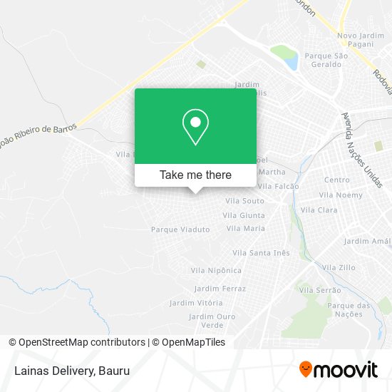 Lainas Delivery map