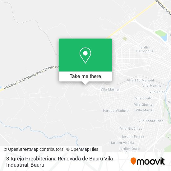3 Igreja Presbiteriana Renovada de Bauru Vila Industrial map