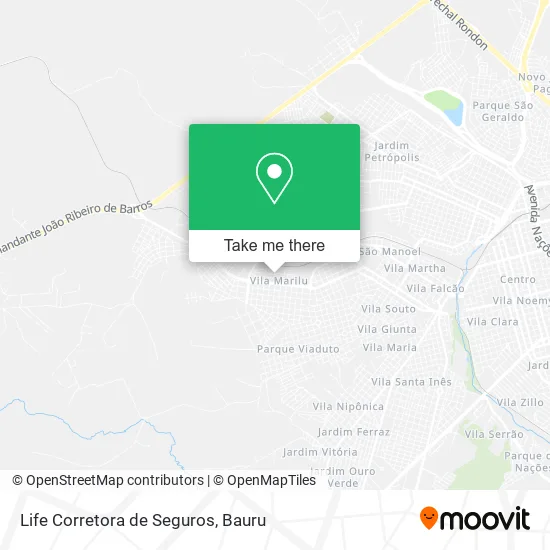 Life Corretora de Seguros map