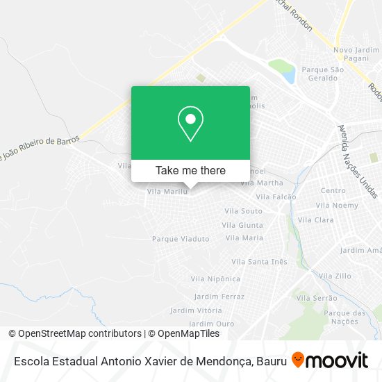 Escola Estadual Antonio Xavier de Mendonça map