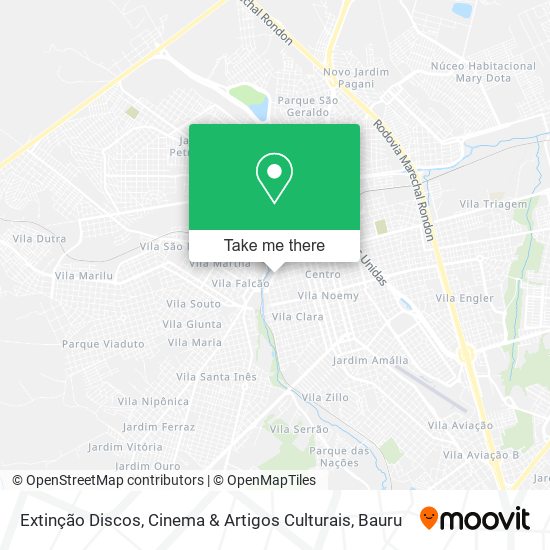 Extinção Discos, Cinema & Artigos Culturais map