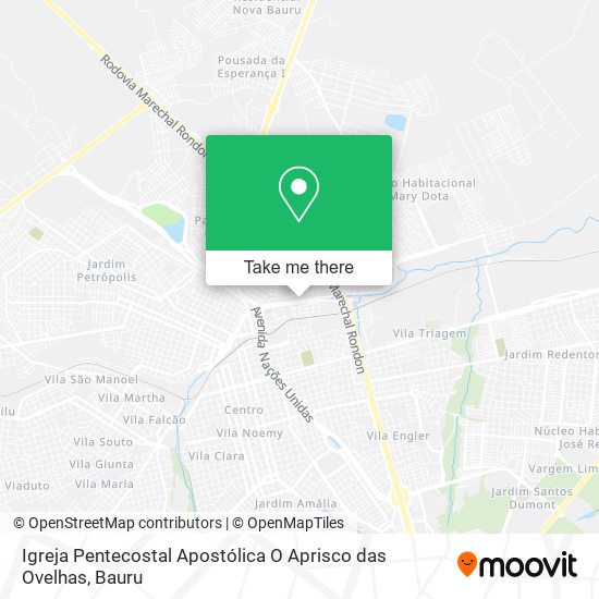 Igreja Pentecostal Apostólica O Aprisco das Ovelhas map