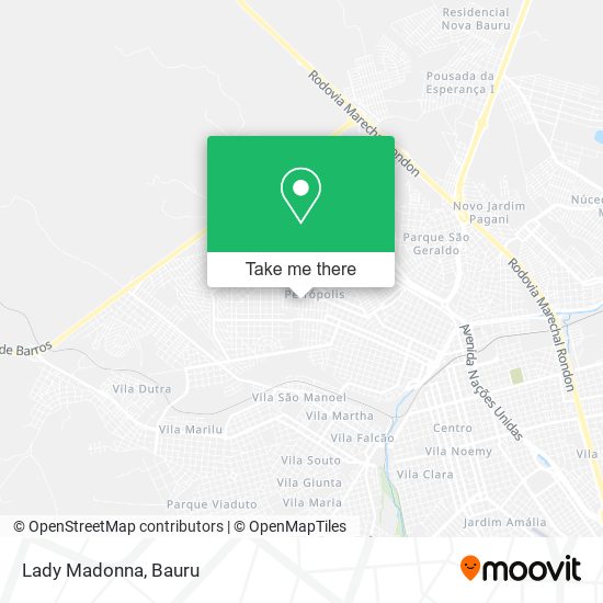 Lady Madonna map