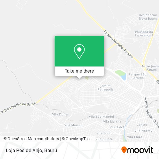 Loja Pés de Anjo map