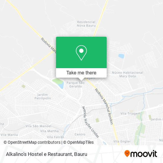 Alkalino's Hostel e Restaurant map