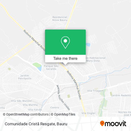 Comunidade Cristã Resgate map