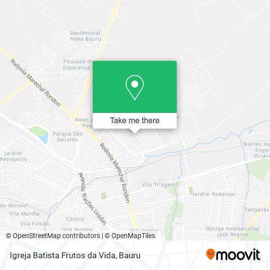 Igreja Batista Frutos da Vida map