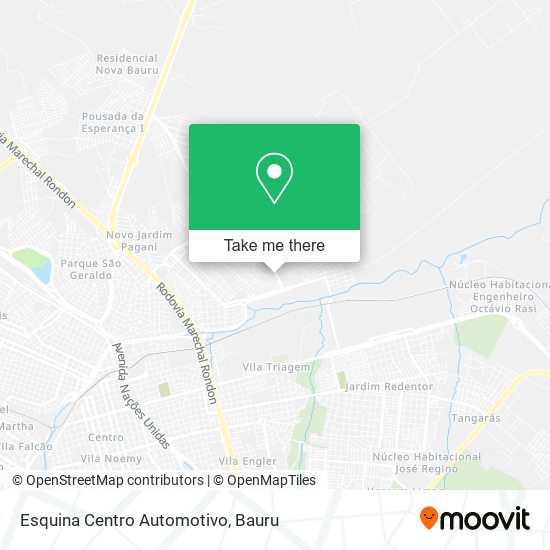 Esquina Centro Automotivo map