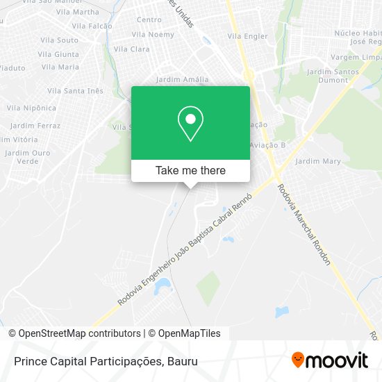 Prince Capital Participações map