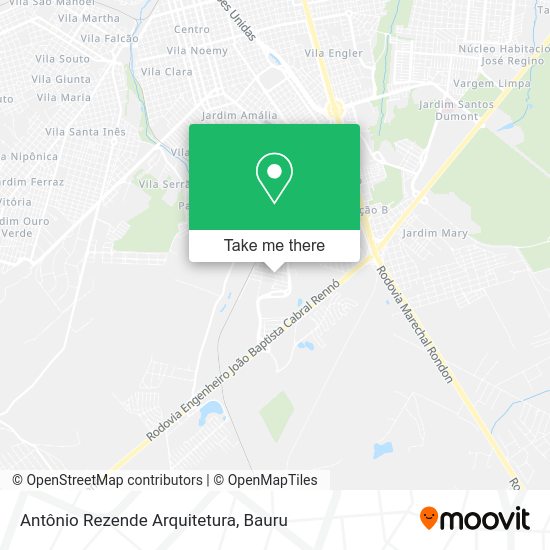 Antônio Rezende Arquitetura map