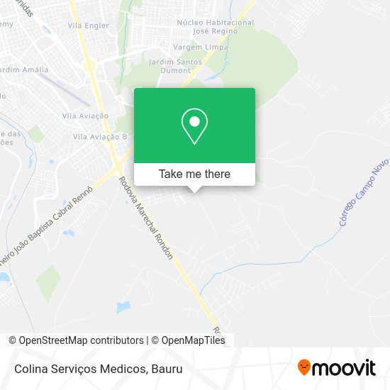 Colina Serviços Medicos map