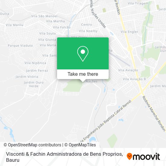 Visconti & Fachin Administradora de Bens Proprios map