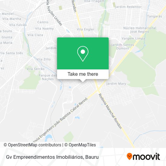 Gv Empreendimentos Imobiliários map