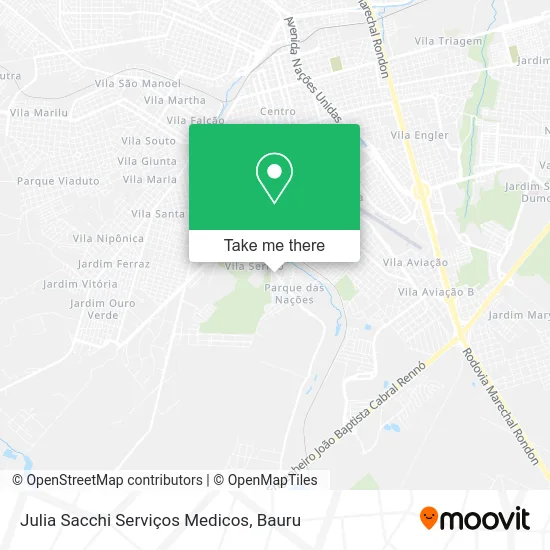 Julia Sacchi Serviços Medicos map