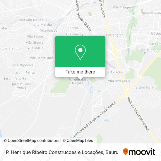 P. Henrique Ribeiro Construcoes e Locações map