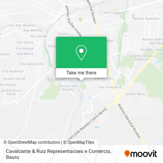Cavalcante & Ruiz Representacoes e Comércio map