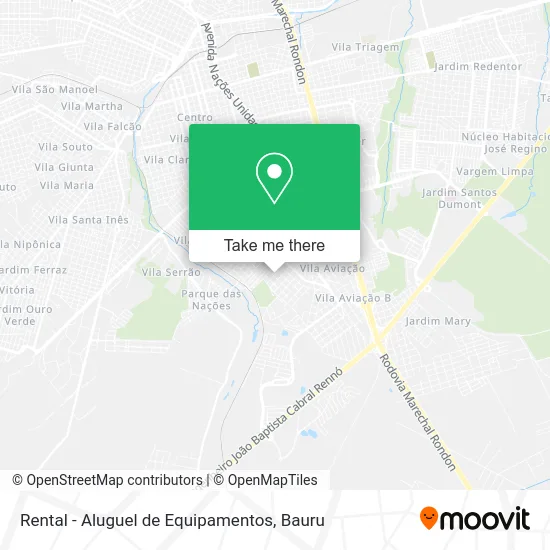 Rental - Aluguel de Equipamentos map