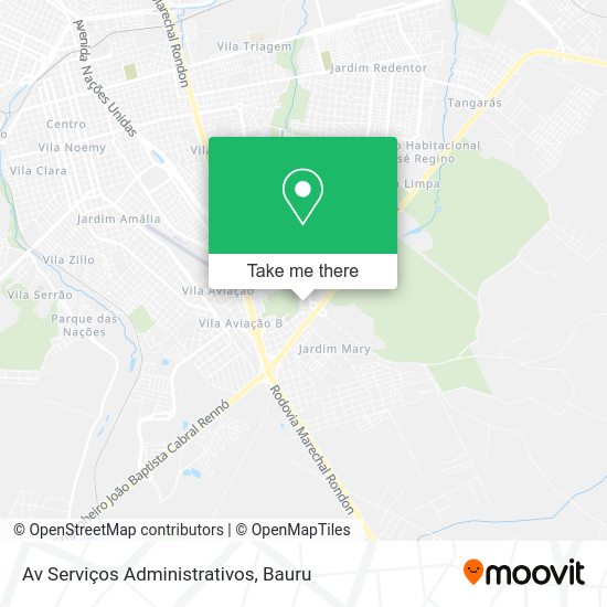 Av Serviços Administrativos map