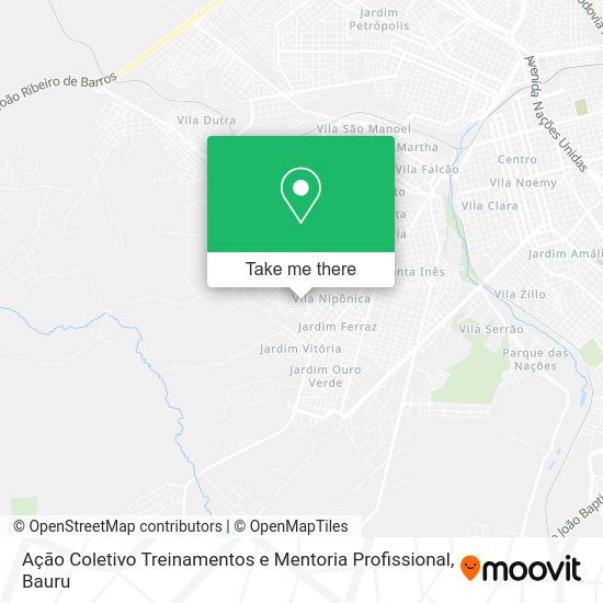 Ação Coletivo Treinamentos e Mentoria Profissional map