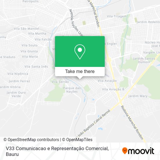 V33 Comunicacao e Representação Comercial map