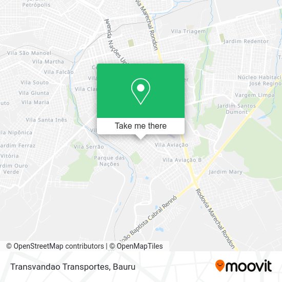 Transvandao Transportes map
