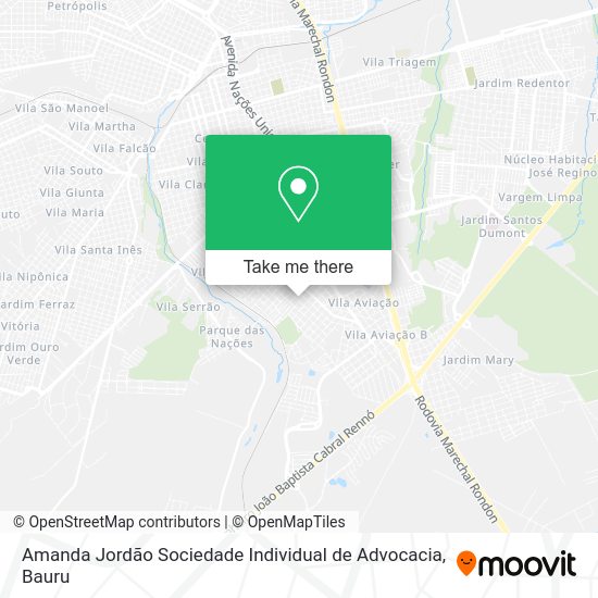 Amanda Jordão Sociedade Individual de Advocacia map