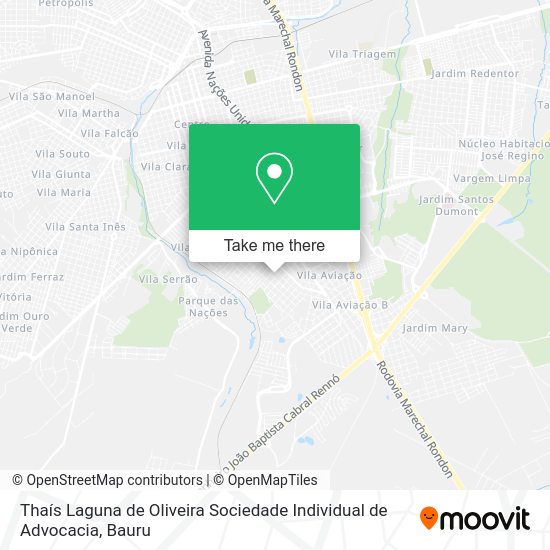 Thaís Laguna de Oliveira Sociedade Individual de Advocacia map