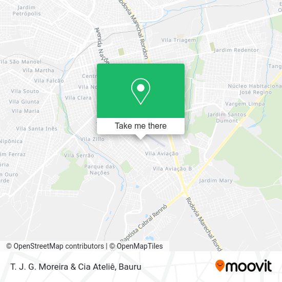 T. J. G. Moreira & Cia Ateliê map