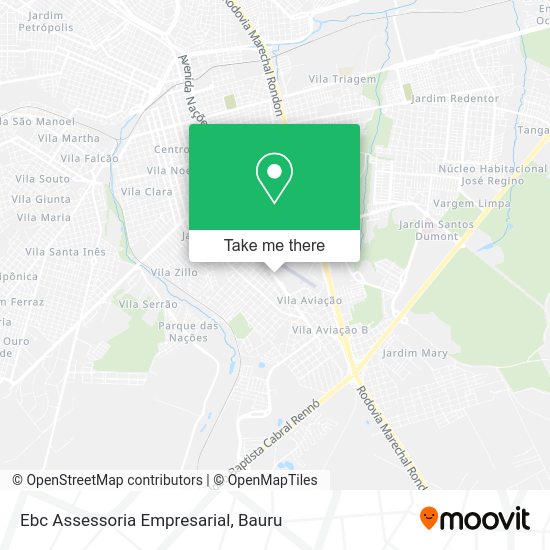 Ebc Assessoria Empresarial map