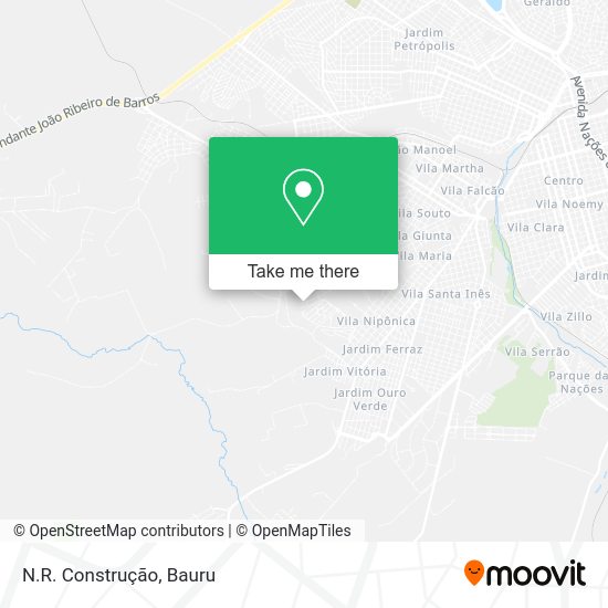 N.R. Construção map