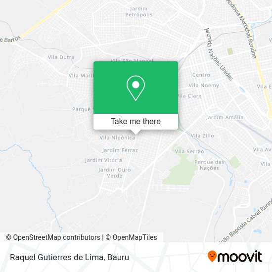 Raquel Gutierres de Lima map
