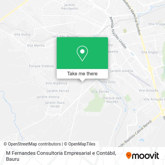 M Fernandes Consultoria Empresarial e Contábil map