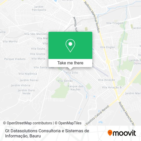 Gt Datasolutions Consultoria e Sistemas de Informação map