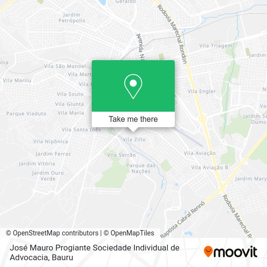 José Mauro Progiante Sociedade Individual de Advocacia map