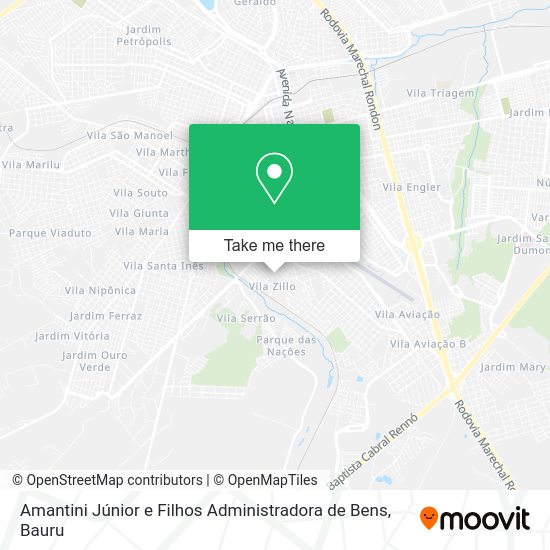 Amantini Júnior e Filhos Administradora de Bens map